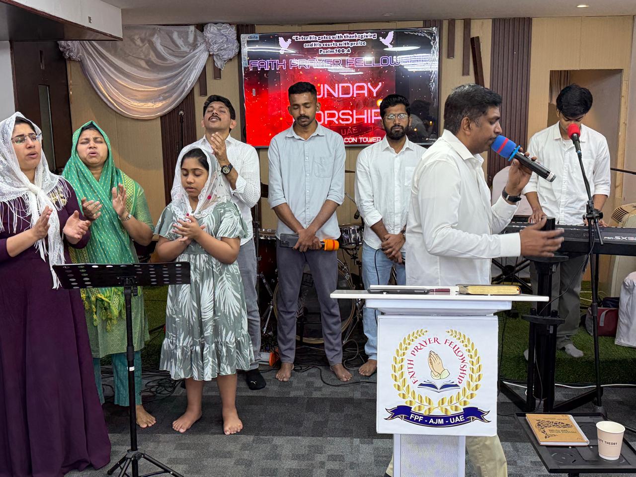 Praise and worship team