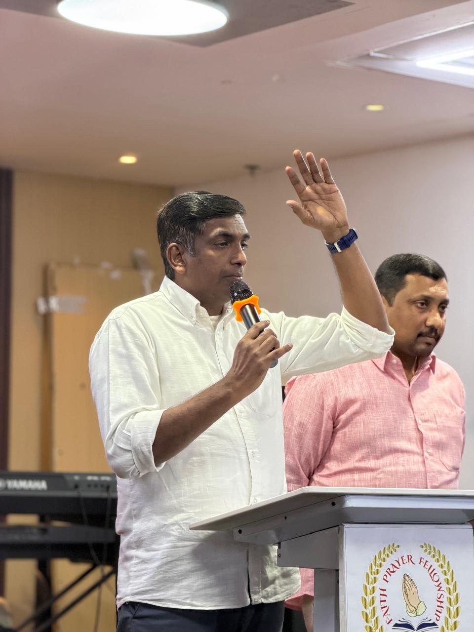 Sunday worship service at FPF